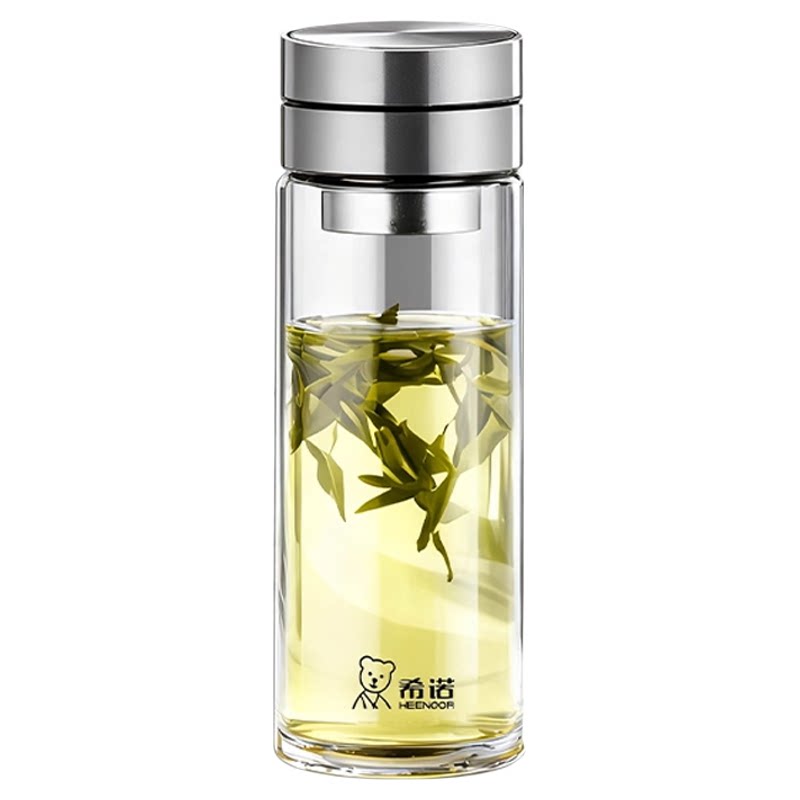 希诺玻璃杯泡茶杯大容量家用水杯