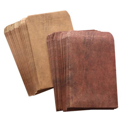 仿古信封套装送封口贴和信纸