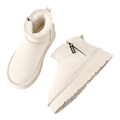 回力女款加绒保暖防泼水雪地靴