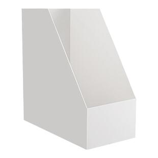 日式A4文件盒办公室桌面文件收纳盒文件框整理盒书本斜角储物盒子