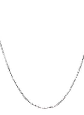 高级感碎银子双层叠戴项链女