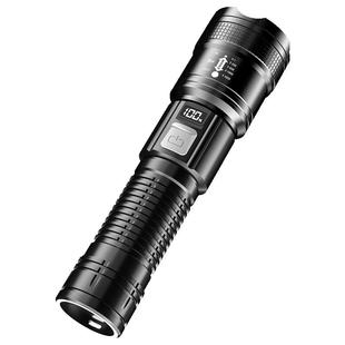 手电筒强光可充电式远射户外超亮小型迷你便携家用耐用氙气led灯