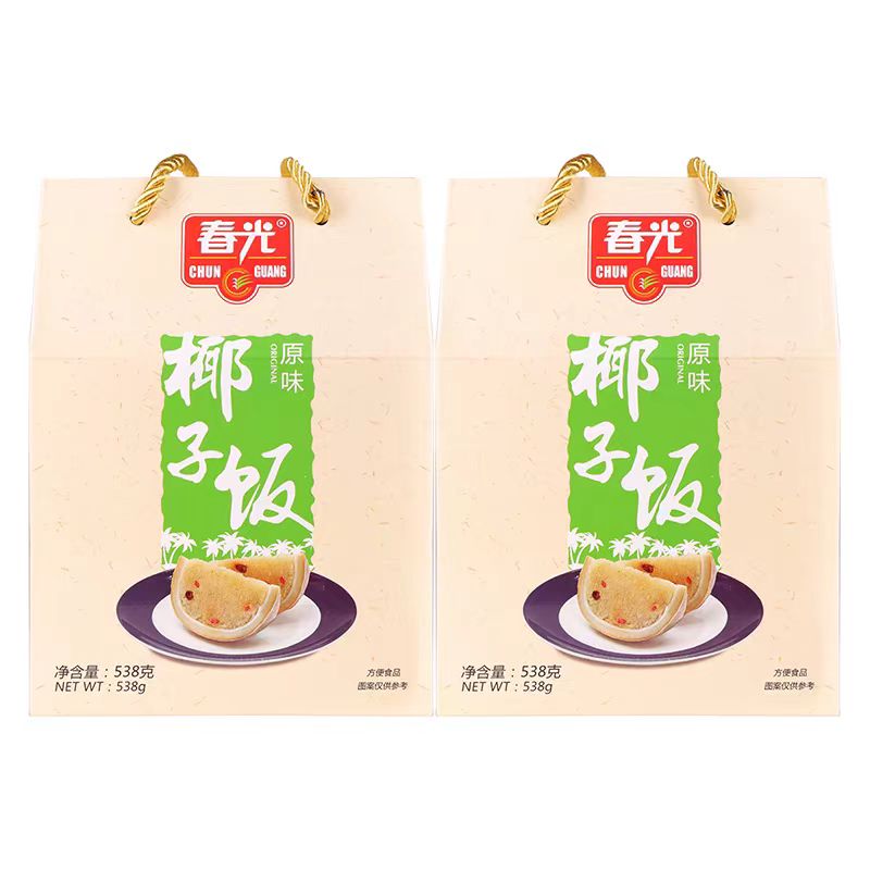 春光椰子饭538g*2盒海南特产传统农家小吃软糯香甜三亚芒果椰子饭