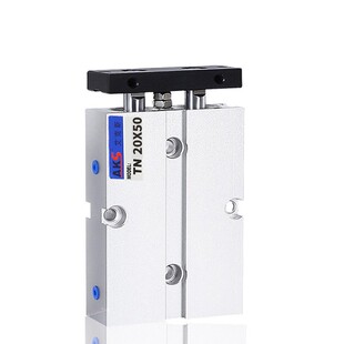 AKS艾克斯双杆气缸带磁环大推力双轴缸TN10X20X30X50X60X75X100-S