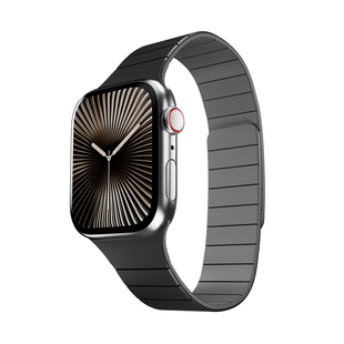 SwitchEasy适用苹果AppleWatch11/10/9代磁吸硅胶表带高级纯色腕带运动腕带新款iwatchsUltra1/2/3代