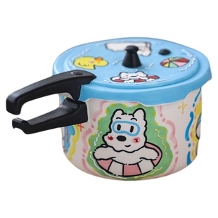 景德镇陶瓷手绘餐饮具套装点心碗牛奶杯子泡面汤碗卡通马克杯勺子