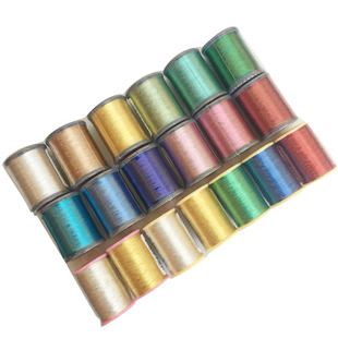 法式刺绣 日本富士克金属线 法式钩针专用金属钩珠线50 100 200m