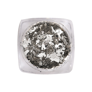 卡妞美甲爆闪银箔粉纯银色亮片超薄闪粉亮片碎片甲油胶指甲装饰品