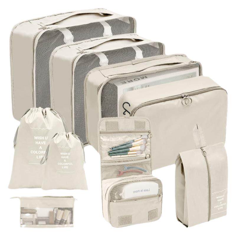 旅行收纳袋七件套装数码洗漱化妆品收纳包衣服鞋子防尘行李旅行袋