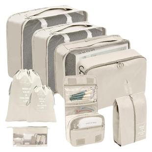 旅行收纳袋七件套装数码洗漱化妆品收纳包衣服鞋子防尘行李旅行袋