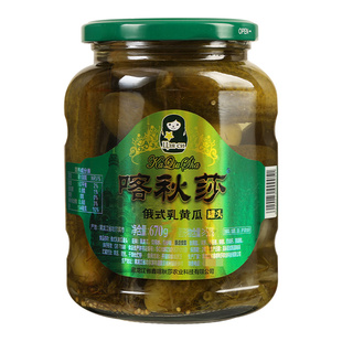 喀秋莎俄式乳黄瓜罐头670g东北特产下饭菜俄罗斯风味腌小黄瓜酱菜