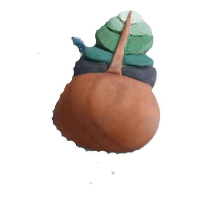 日本日式新款作家器 安彦年朗 手作实木叉子勺子甜点勺正餐勺万象