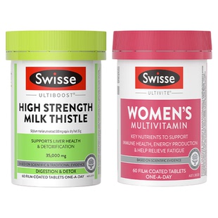 swisse护肝片女性养肝奶蓟草正品旗舰店保健斯维诗女士复合维生素