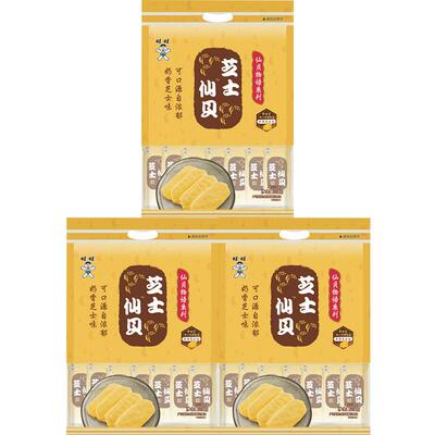 旺旺芝士仙贝膨化零食240g×3袋