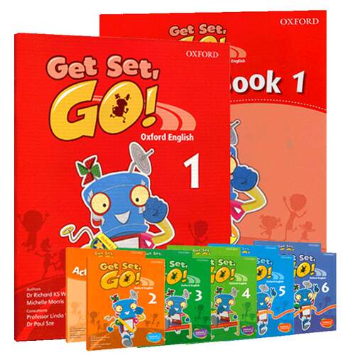 【自营】牛津幼儿英语教材 Oxford Get Set Go 1 2 3 4 5 6级 2-7岁幼儿英语启蒙教材英式发音幼儿园教材教师书互动游戏教学课程