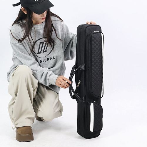 台球杆包新款七孔大容量分体可便携式双手提背杆杆包单包背