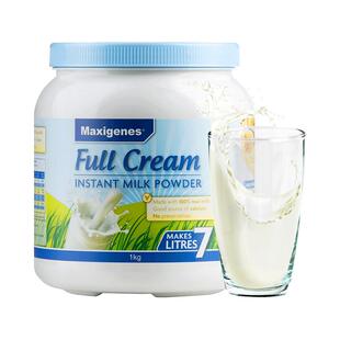 美可卓蓝胖子全脂高钙乳粉中老年成人学生全家奶粉冲饮1kg/罐进口