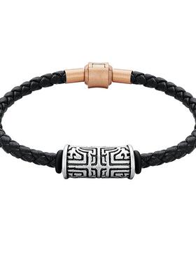 中国珠宝足银转运珠饕餮手绳