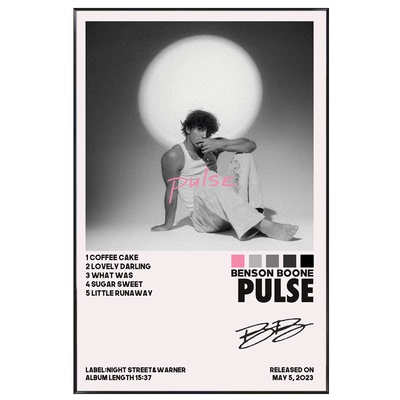 Benson Boone音乐海报专辑封面歌手酒吧装饰画卧室客厅书房挂壁画