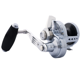 OM慢摇快抽铁板轮20周年款OCEAN MARK钓底大物海钓轮BLUE HEAVEN