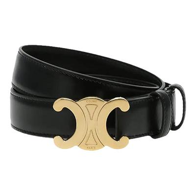 【自营】思琳(CELINE) 中号牛皮革腰带 2.5CM宽度 45AK93A0138NO