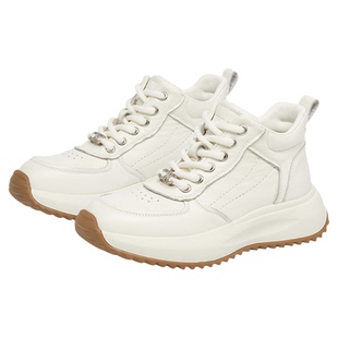 KISSCAT接吻猫[厚底运动]高帮休闲鞋舒适运动鞋加绒增高厚底鞋女