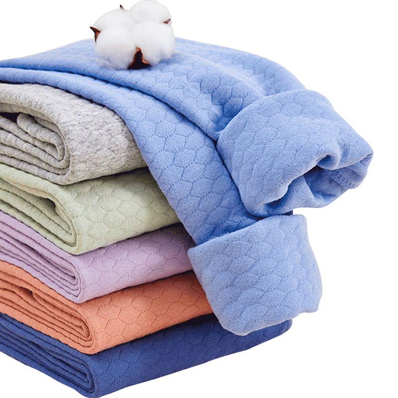 红豆童装纯棉加厚保暖空气层内衣