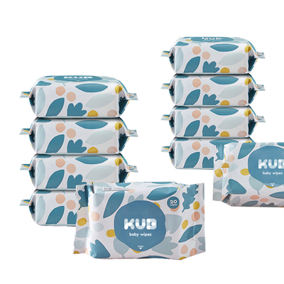 可优比婴儿湿巾外出便携装10包