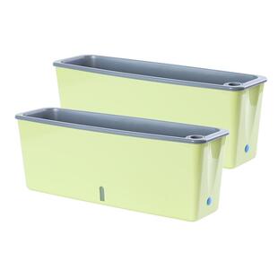 长方形花盆阳台种菜盆免浇水窗台窄边长条种菜槽蔬菜种植箱草莓盆