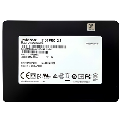 镁光5100pro480g服务器固态硬盘