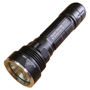 霸光2024款DXM强光手电筒26650可充电LED探照灯T6家黄光超亮远射