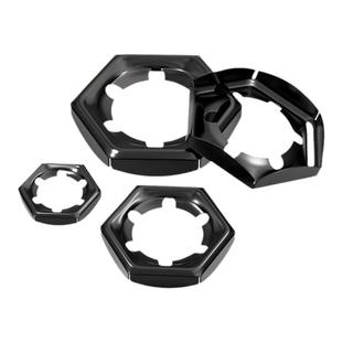 65MN锰钢黑色扣紧螺母防松逆滑螺丝帽自锁锁紧螺帽 GB805 DIN7967