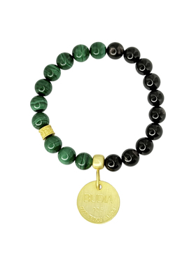 金运石孔雀石鸳鸯手链