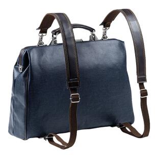 【有礼品】日本SANWA原装进口电脑包冈山牛仔布防水13.3商务背包配密码锁商务包手提包公文高级感3WAY杜勒斯