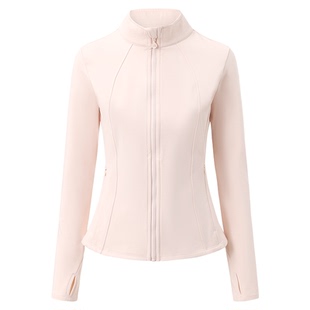 魔力薇薇人鱼基础立领拉绒外套女训练健身服加绒瑜伽上衣夹克秋冬