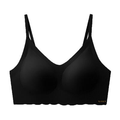 正品kissy如内衣小胸聚拢收副乳胸罩上薄下厚无钢圈文胸旗舰店吻