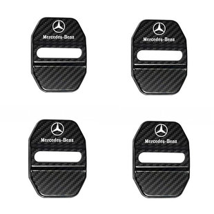 适用奔驰门锁扣盖E级C级/GLC260L/E300L汽车门锁保护套改装饰配件