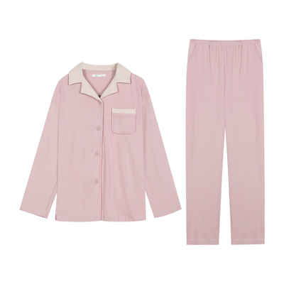 爱帝绒感家居服套装女2025秋冬季新款舒绒开襟大码睡衣宽松可外穿