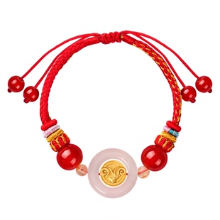 麦玲玲2026年马本命年好运守护手绳生肖三合六合手串太岁红绳手链