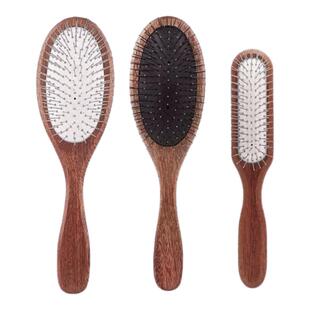 SHMM宠物木柄养毛气垫针梳柄梳西施犬约克夏马尔济斯布偶长毛犬猫