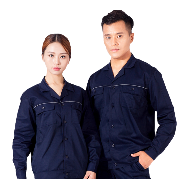 工作服套装男劳保服上衣大口袋春秋建筑工地干活衣服工衣厂服定制