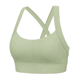 neverme交叉美背收副乳运动内衣女防震跑步聚拢健身背心文胸bra