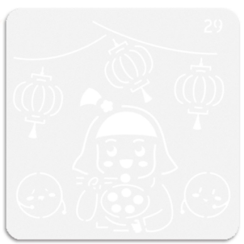 镂空图案模板儿童手抄报幼儿园宝宝手绘卡通diy塑料涂鸦玩具画板
