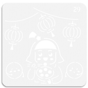 镂空图案儿童手抄报diy塑料画板