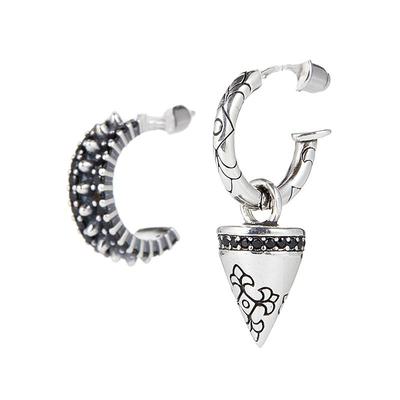 NATIVE STRANGERResist铆钉不对称耳环925银