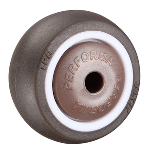 1寸1.5寸2寸3寸4寸轱辘脚轮橡胶轮耐磨尼龙万向轮配件滑轮单轮子