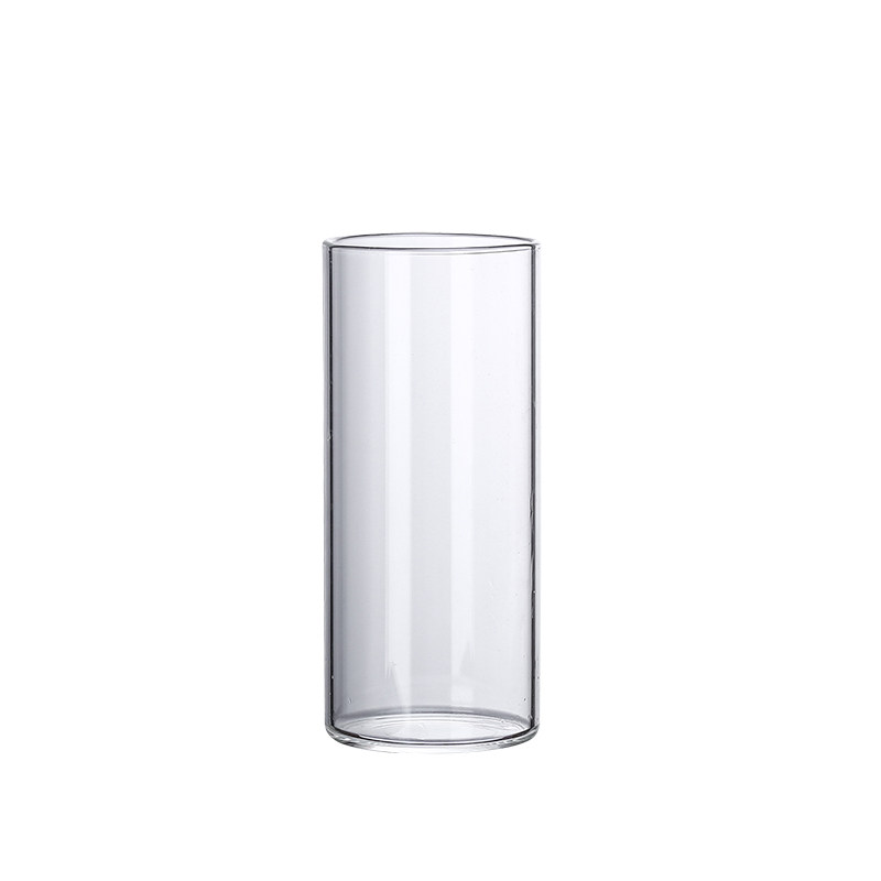 茶花玻璃咖啡牛奶杯