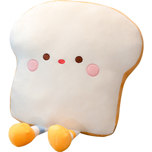 可爱花朵抱枕靠垫云朵毛绒玩具公仔吐司玩偶女生睡觉抱超软布娃娃