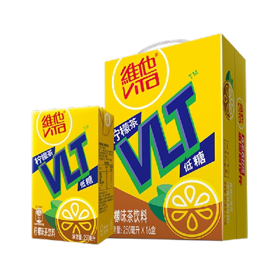 维他低糖柠檬味茶饮料饮品礼盒
