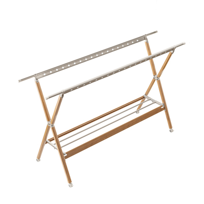 免安装可折叠x型铝合金晾衣架